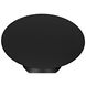 Zasa 26 X 18 inch Matte Black Side Table