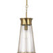 Nara 1 Light 6 inch Antique Brass Pendant Ceiling Light