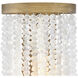 Dune LED 8 inch Burnished Gold Sconce Wall Light