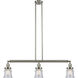 Franklin Restoration Small Canton LED 38.5 inch Brushed Satin Nickel Island Light Ceiling Light in Seedy Glass, Franklin Restoration