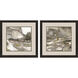 Urban Reflection Brown and Beige and Neutral and Gray Framed Art, Propac