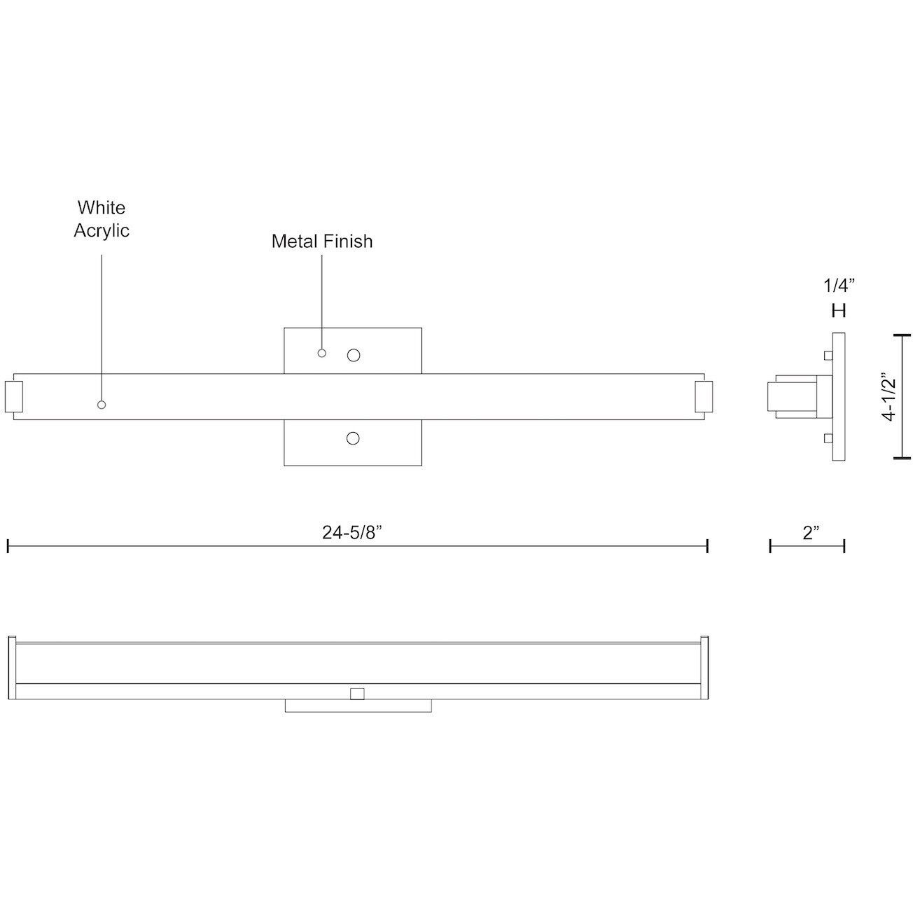 Latitude-slim Vanity Light Wall Light