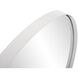 Klein 42 X 30 inch Matte White Mirror