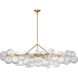 Julie Neill Talia LED 63.25 inch Gild Linear Chandelier Ceiling Light, Large