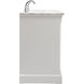 Clarence 72 X 22 X 35 inch White Vanity Sink Set
