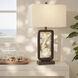 Poly 29.5 inch 100 watt Alken Wash and White Table Lamp Portable Light