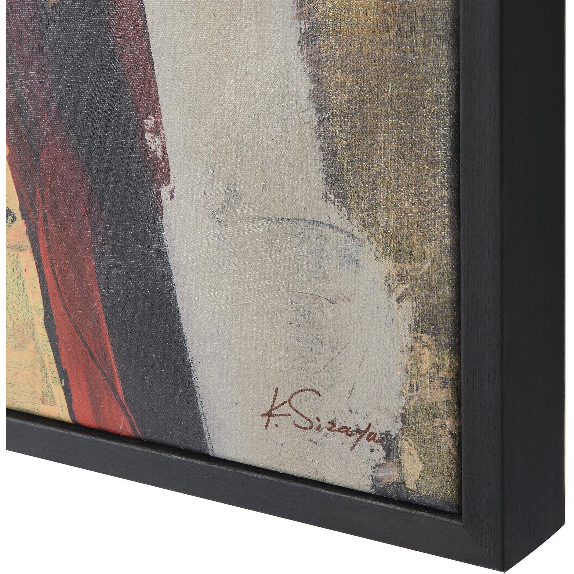 Sarai Multiple/Gold Canvas Art