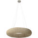 Copra 8 Light 36 inch Nickel Chandelier Ceiling Light