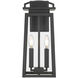 Kendrix 2 Light 17.5 inch Powder Coated Black Outdoor Wall Sconce