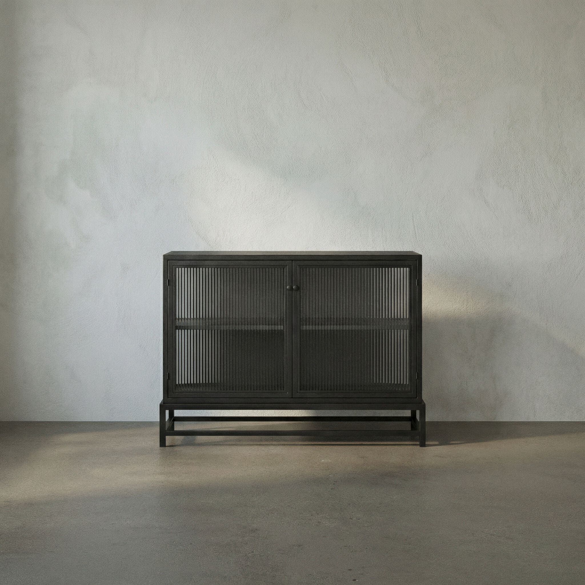 Chandler 41 X 19.5 inch Matte Black Sideboard, 2 Door