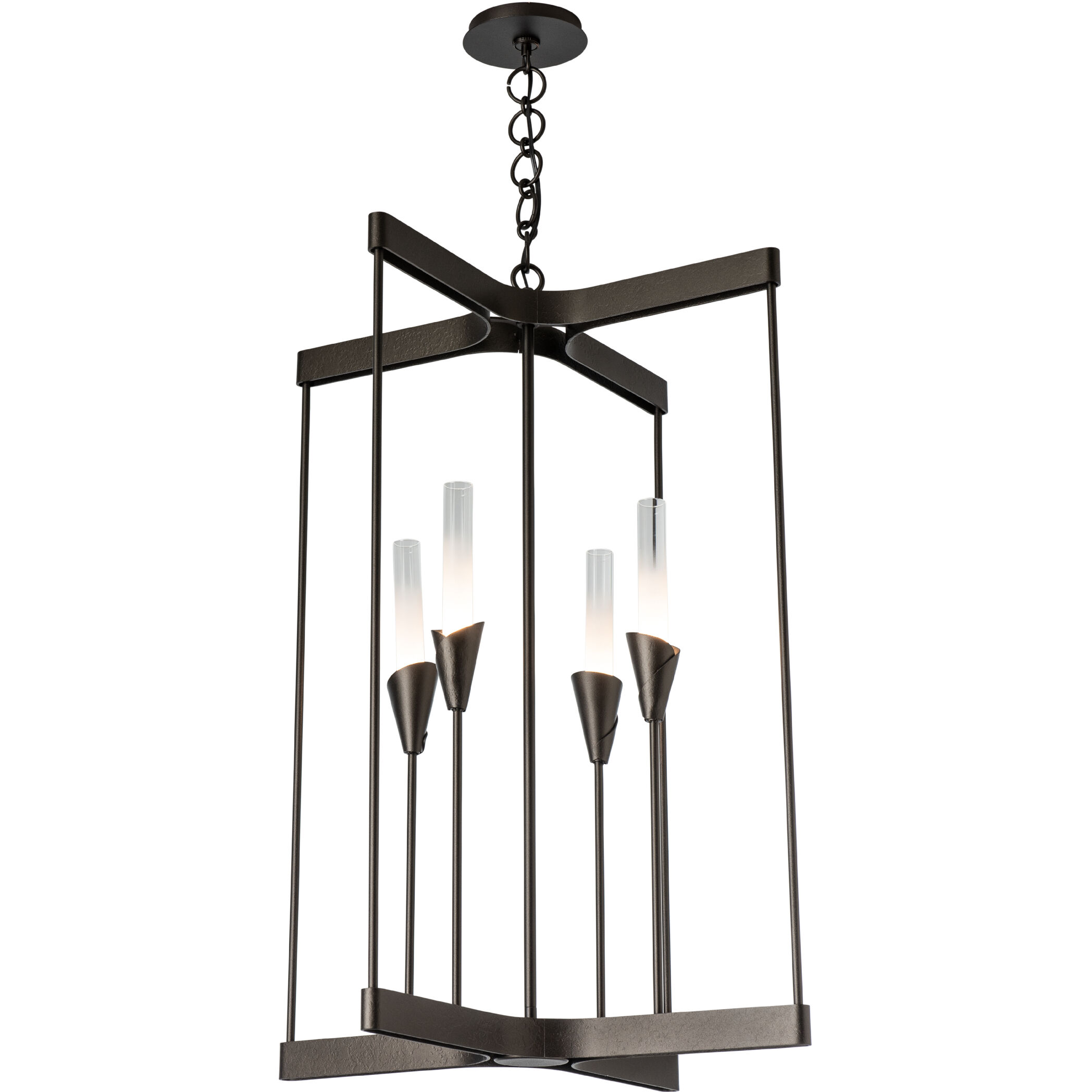 Lilium 4 Light 24.1 inch Oil Rubbed Bronze Chandelier Ceiling Light