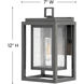 Coastal Elements Republic Outdoor Wall Mount Lantern in Oil Rubbed Bronze, Non-LED, Estate Series