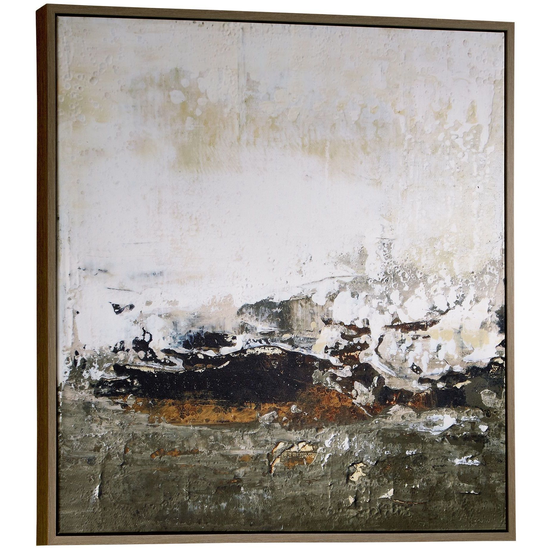 The Other Side Multicolor Framed Abstract Art