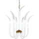 Cisne 6 Light 25.38 inch Polished Nickel Pendant Ceiling Light