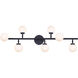 Poppy 7 Light Black Track Light Ceiling Light