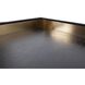 Vassio 48 X 18 inch Black/Gold Coffee Table