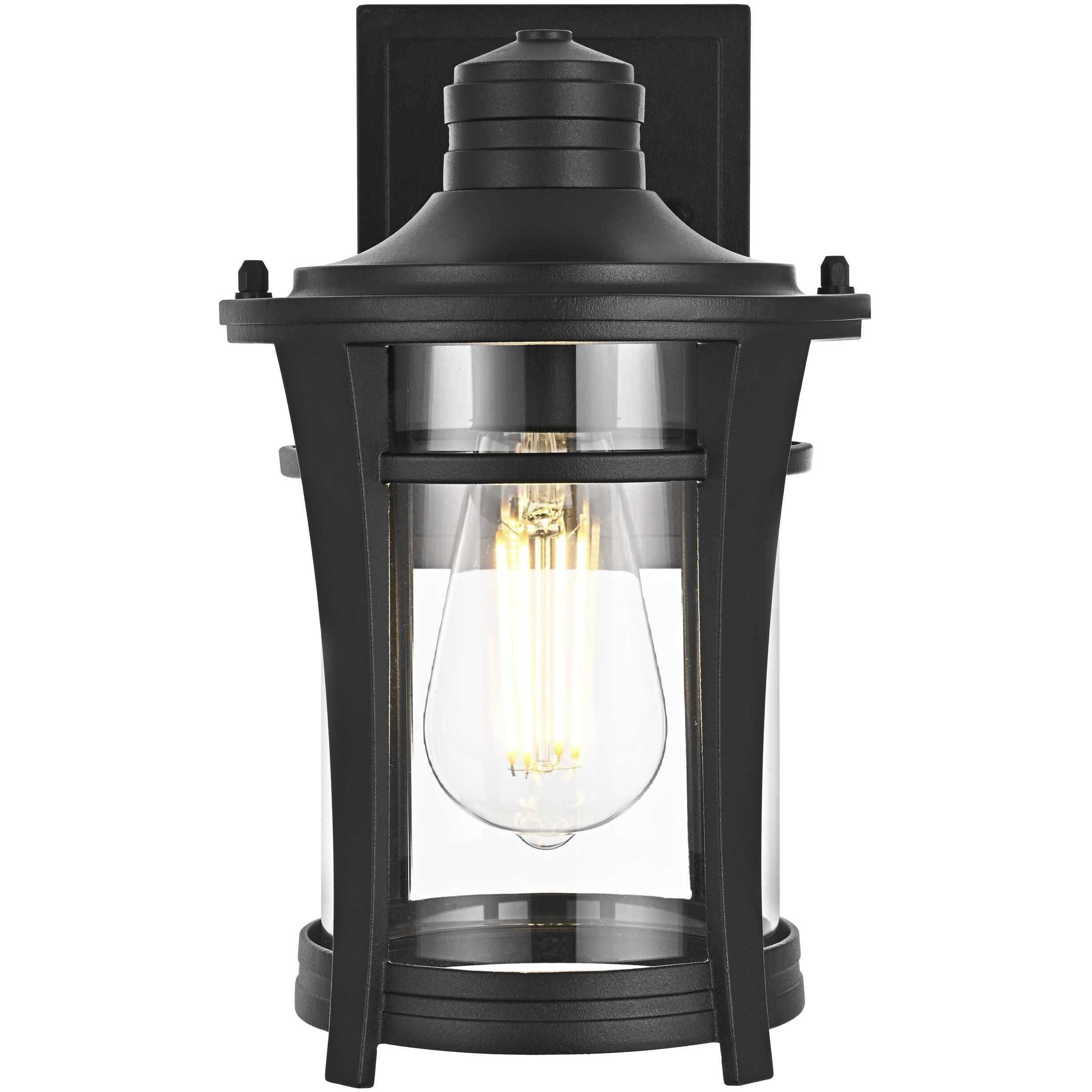 Artemis 1 Light 11 inch Black Outdoor Wall Sconce