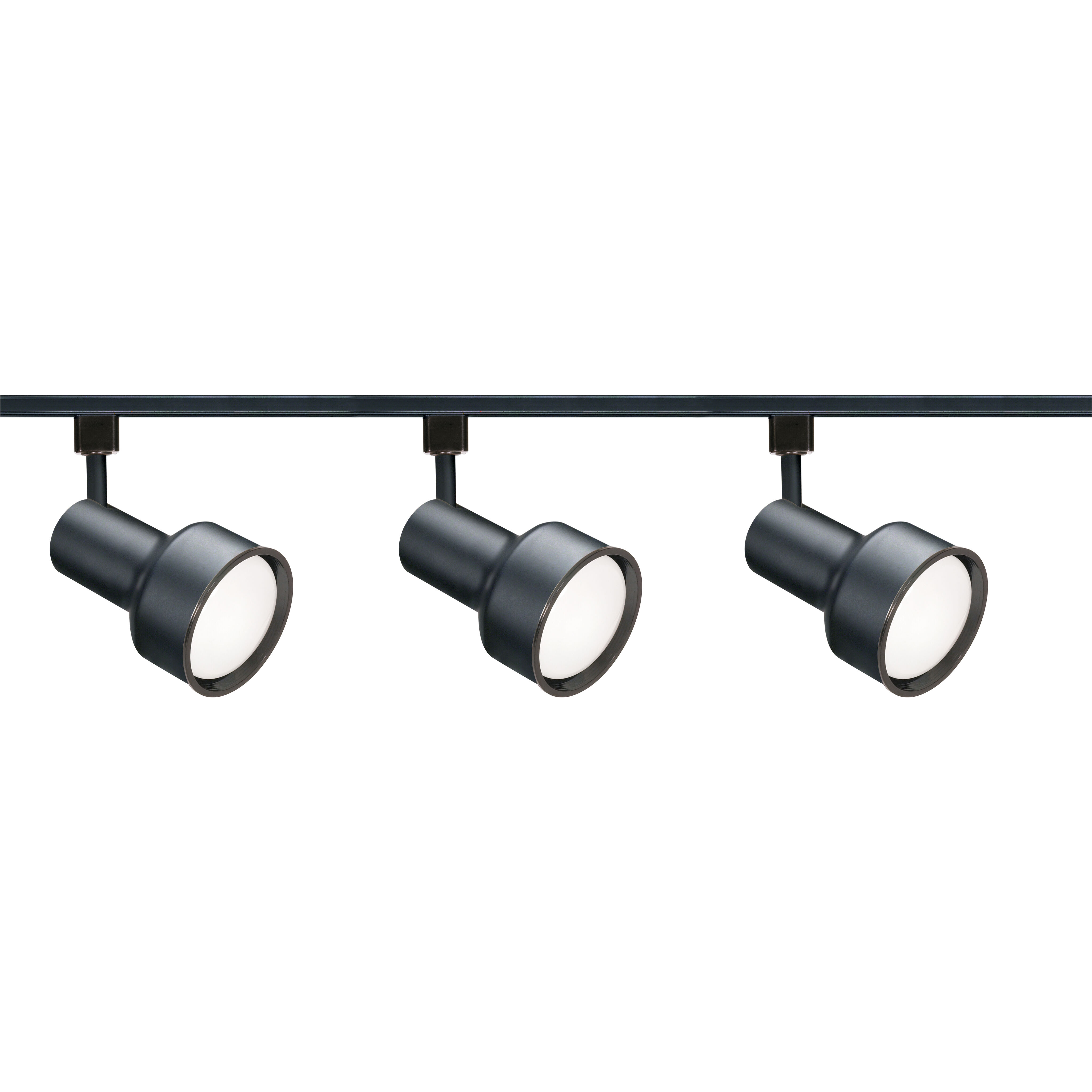 Brentwood 3 Light 120V Black Track Lighting Ceiling Light