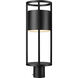 Luca LED 21.75 inch Black Outdoor Post Mount Fixture