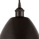 Edison Dome 1 Light 9 inch Oil Rubbed Bronze Mini Pendant Ceiling Light