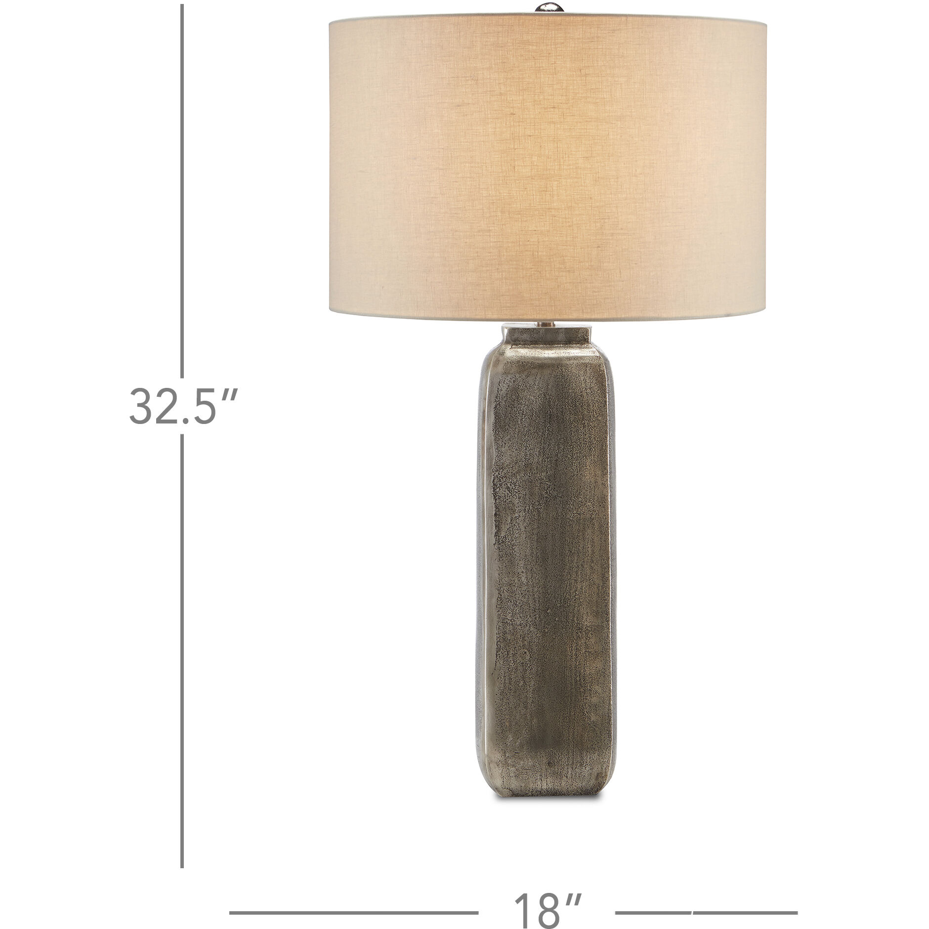 Morse 32.5 inch 150 watt Oxidized Nickel Table Lamp Portable Light
