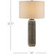 Morse 32.5 inch 150 watt Oxidized Nickel Table Lamp Portable Light