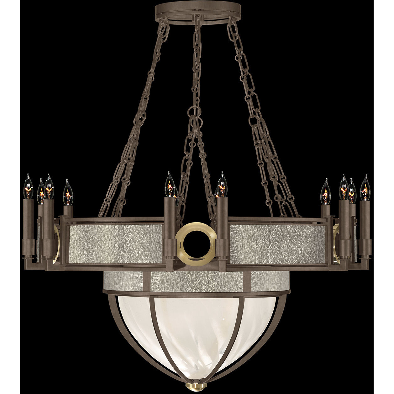 Mirage 15 Light 35.75 inch Bronze Chandelier Ceiling Light