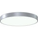 Pi LED 24 inch Bright Satin Aluminum Flush Mount Ceiling Light