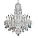 Olde World 7 Light 25 inch Silver Chandelier Ceiling Light in Polished Silver, Olde World Spectra