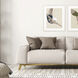 Dive / Plunge Blue and Beige and Brown and Neutral Framed Art