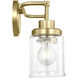 Anders Bath Vanity Wall Light in Satin Brass