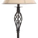 Signature 61 inch 100 watt Barclay Brass Table Lamp Portable Light