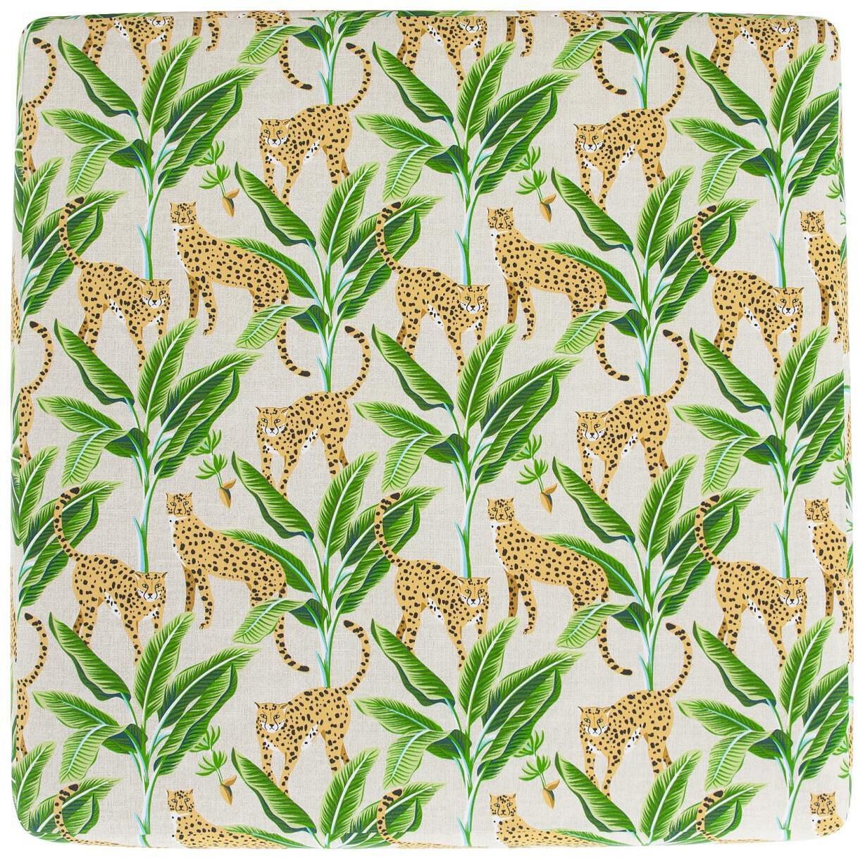 Safari Universal 17 inch Natural Outdoor Ottoman Frame & Cover