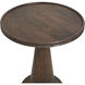 Rospo 22 X 18 inch Walnut Side Table
