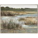 Wetland Grasses Green and Brown and Multi and Neutral Canvas