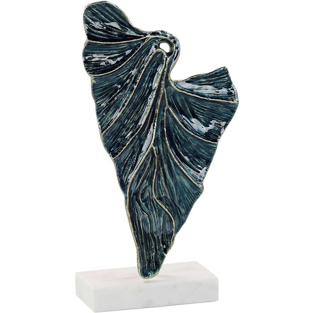 Standing Leaf 15 X 11.25 inch Sculpture, Small