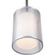 Shaw 1 Light 6 inch Brushed Nickel Mini Pendant Ceiling Light