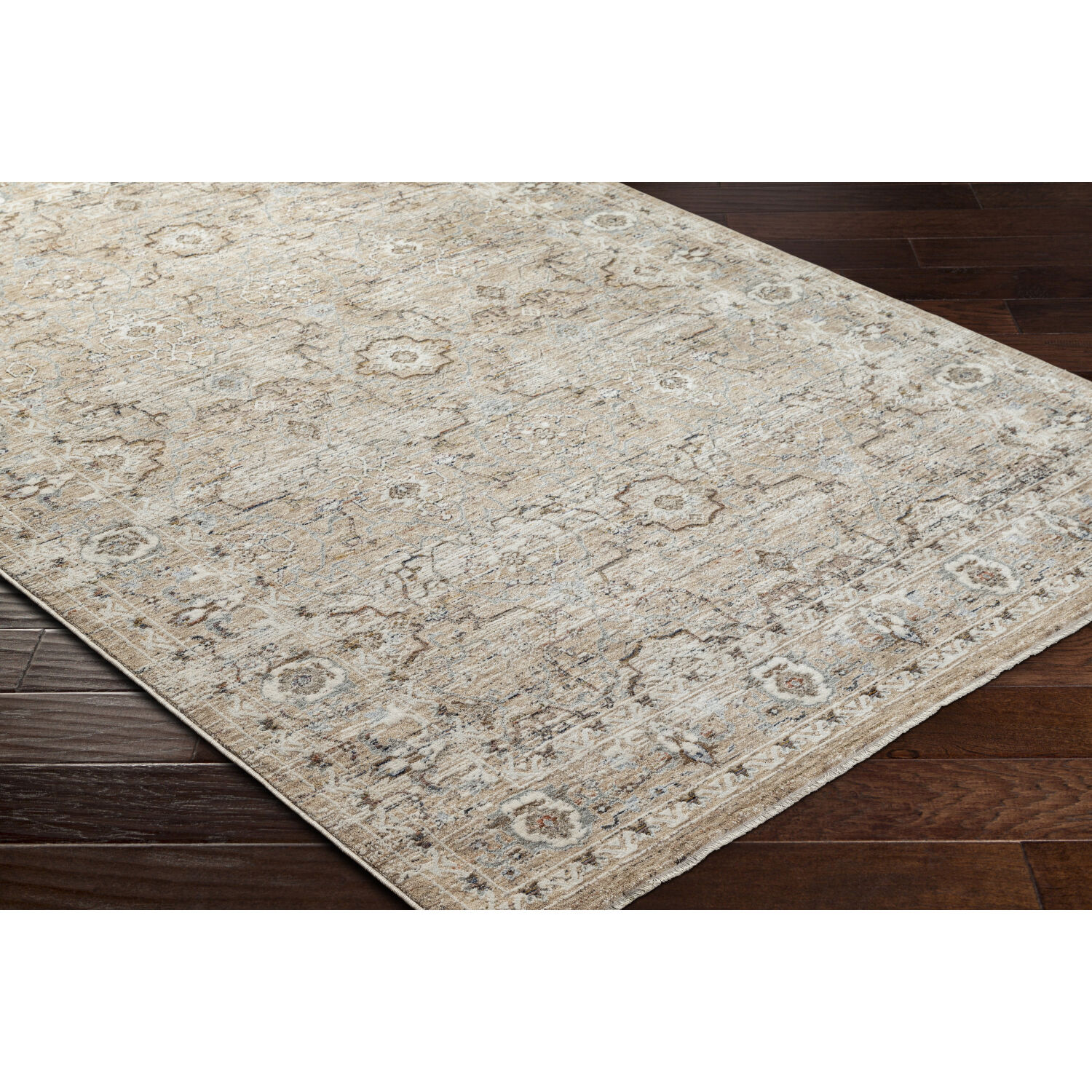 Presidential 38.98 X 24.02 inch Ash/Khaki/Pearl/Prairie Dust/Sage Machine Woven Rug in 2 x 3.25