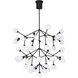 Sean Lavin Mara Grande LED 32.6 inch Matte Black Chandelier Ceiling Light, Integrated LED