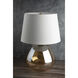 Thea 22.75 inch 60 watt Aged Brass Table Lamp Portable Light