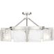 Aenon 6 Light 27.75 inch Pewter Semi-Flush Mount Ceiling Light