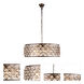 Madison 8 Light 32 inch Polished Nickel Pendant Ceiling Light in Clear, Urban Classic