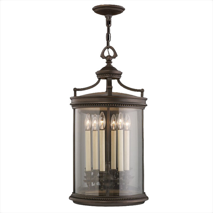 Louvre 6 Light 15 inch Bronze Outdoor Lantern