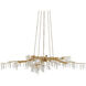 Forest Light 10 Light 62 inch Washed Lucerne Gold/Natural Chandelier Ceiling Light, Aviva Stanoff Collection
