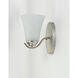 Vital 1 Light 8 inch Satin Nickel Bath Vanity Wall Light