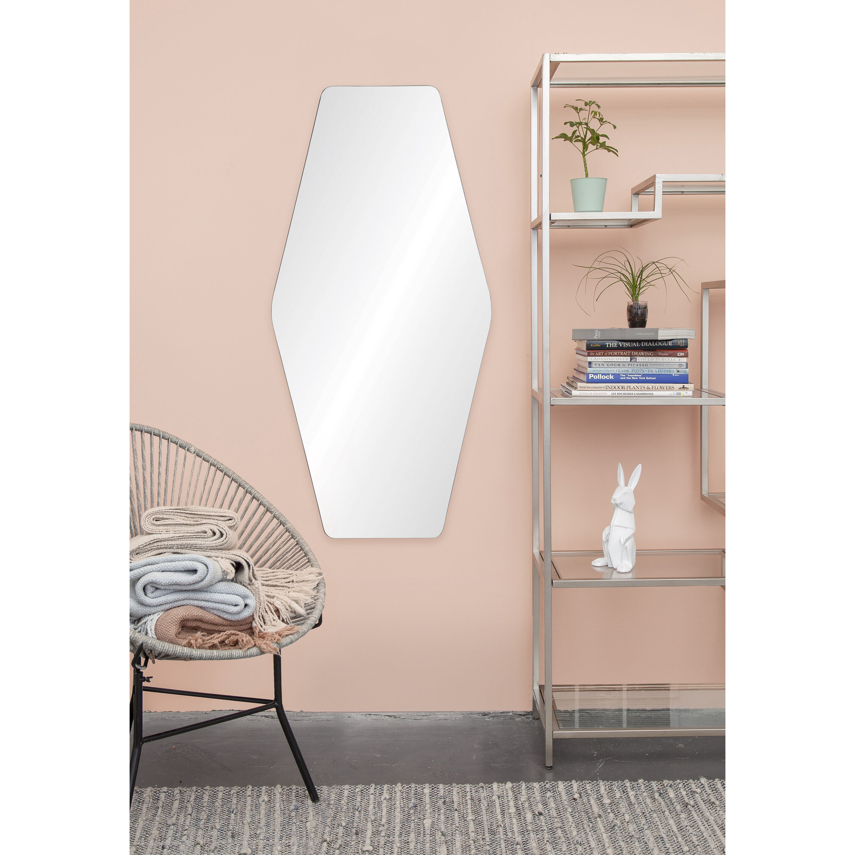 Switzer 48 X 24 inch Wall Mirror
