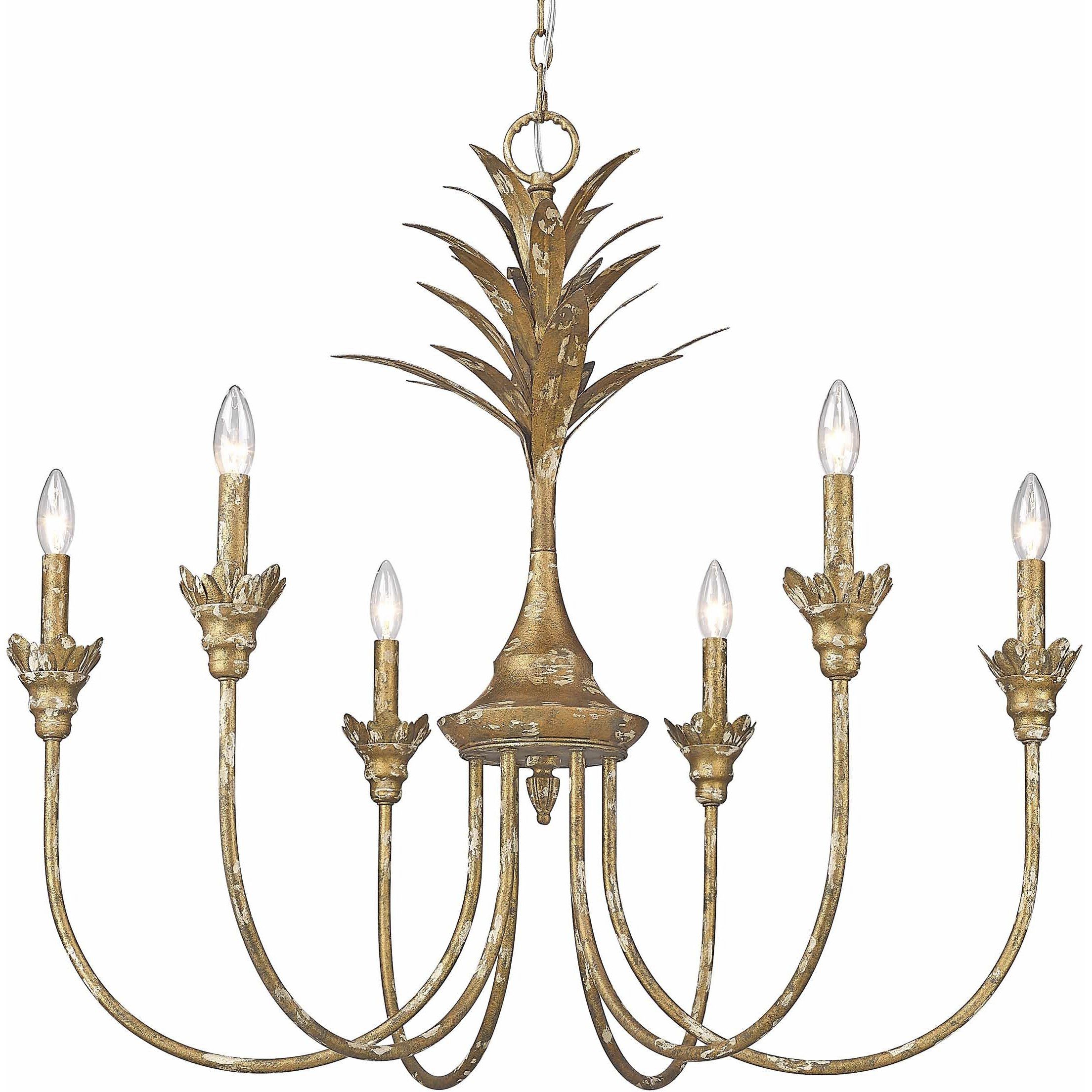 Lillianne 6 Light 33.75 inch Chandelier