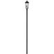 Gannon 3 Light 144.75 inch Black Outdoor Post Mounted Fixture in G9