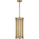 Avroko Capa LED 10 inch Hand Rubbed Antique Brass Pendant Ceiling Light