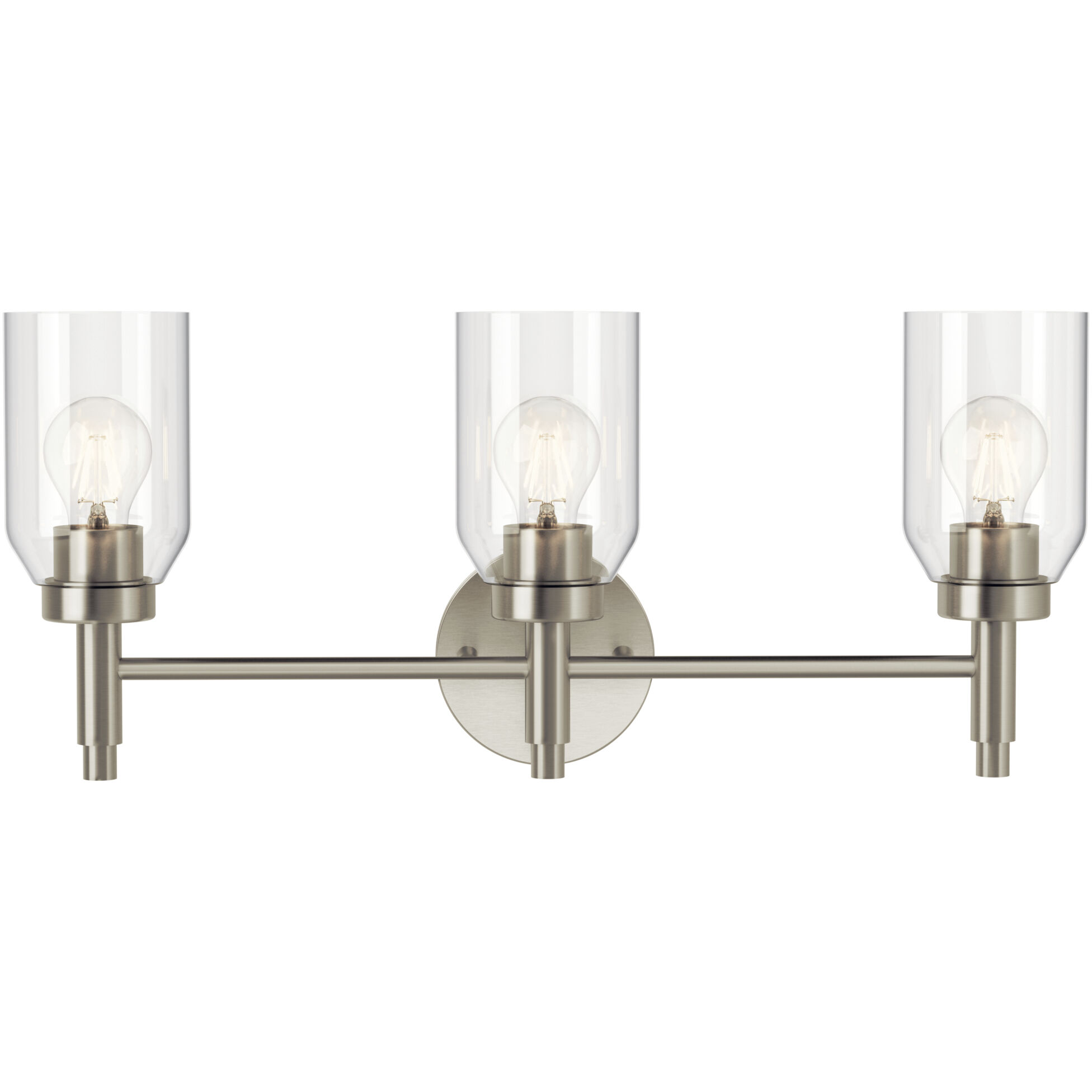 Madden 3 Light 24 inch Brushed Nickel Wall Mount Bath Wall Light, 3 Arm